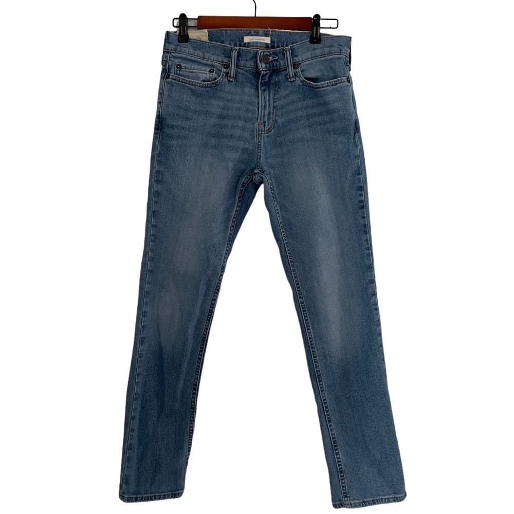 Abercrombie & Fitch 90’s  Slim Straight Jeans Medium Wash Sz 26W 30L Mid Rise